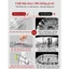 Xửng hấp Inox cao cấp Vỉ hấp đa năng, mở rộng hoặc thu nhỏ tùy ý phù hợp với hầu hết các loại xoong nồi