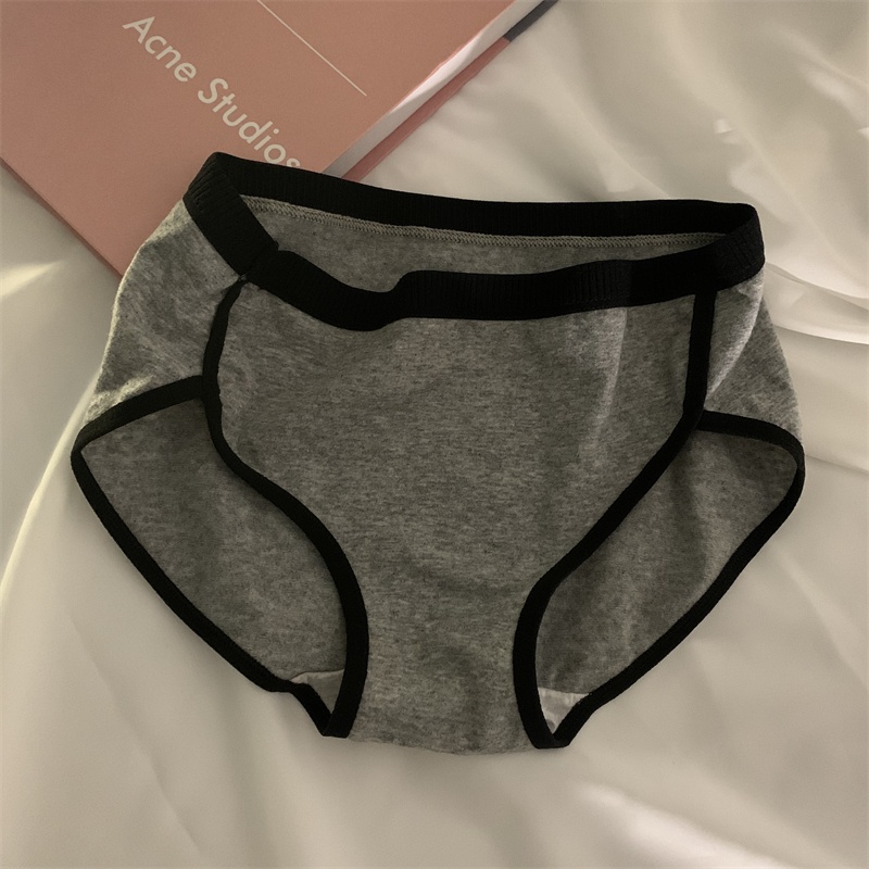 Quần Lót Cotton Kháng Khuẩn Màu Sắc Tương Phản Gợi Cảm Cho Nữ