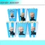Hộp đựng bắp + tem cắm chủ đề bé trai SET 6 cái