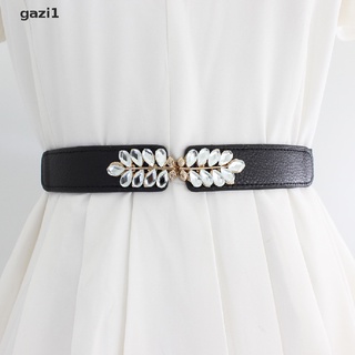 Thắt Lưng Co Giãn Đính Đá Pha Lê Thời Trang Cho Nữ Gzi1