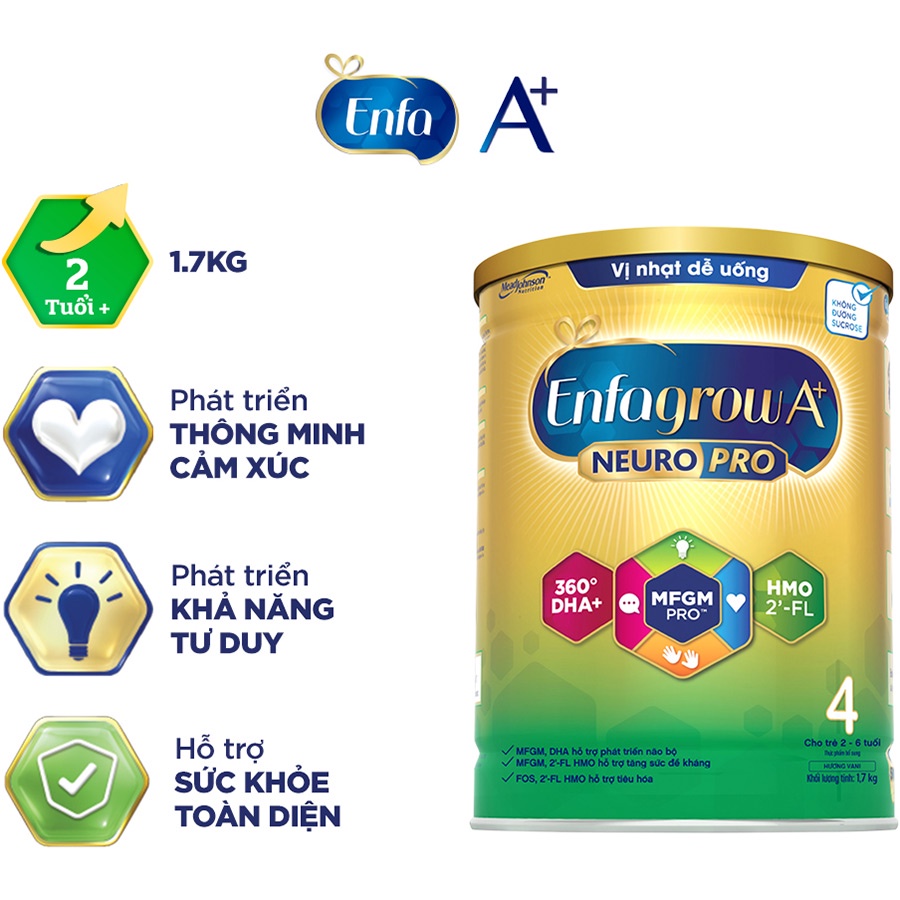 Sữa bột Enfagrow A+ Neuropro 4 1.7kg (Date 2025) | Shopee Việt Nam