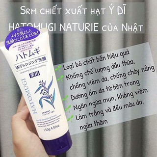 Sữa rửa mặt ý dĩ Hatomugi Naturie Nhật Bản
