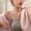 Vòng cổ đính ngọc trai nhân tạo phong cách Hàn Quốc