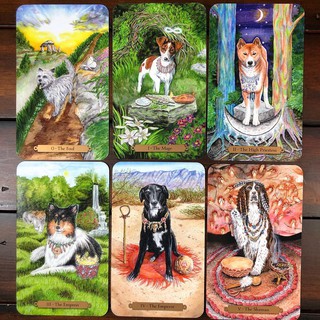Bộ Bài Magical Dogs Tarot (Mystic House Tarot Shop) - Bài Gốc Authentic Chính Hãng 100%