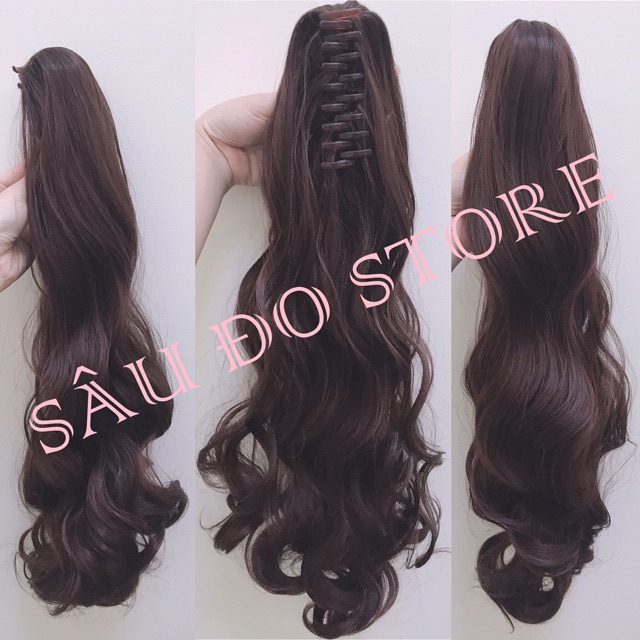 [ĐỦ MÀU] TÓC GIẢ NGOẠM XOĂN DÀY DẶN KÈM HÌNH THẬT DÀI 55-60 CM