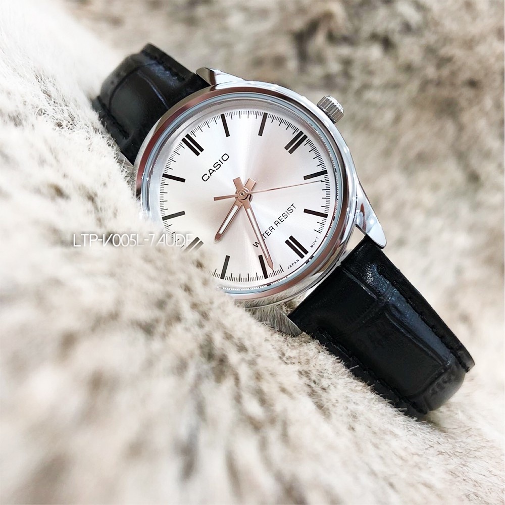 Đồng Hồ Casio Nữ Dây Da STANDARD LTP-V005L-7AUDF chính hãng | BigBuy360 - bigbuy360.vn