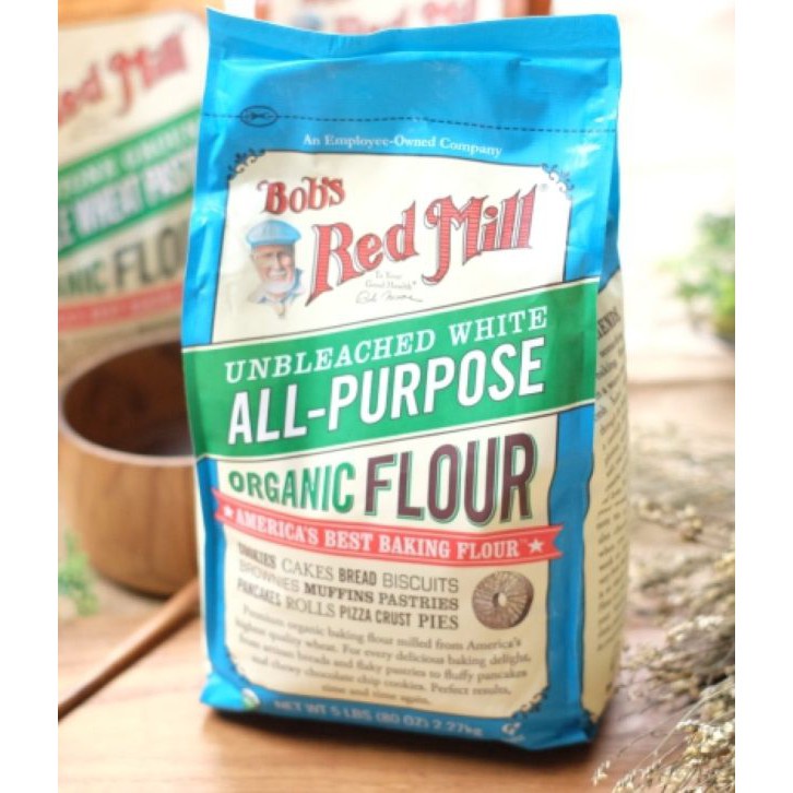 Bột mì hữu cơ đa dụng không tẩy trắng Bob's Red Mills
