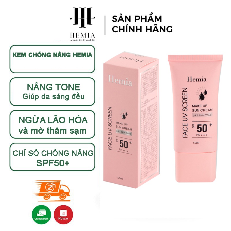 Ảnh Kem chống nắng Hàn Quốc HEMIA 50ml tác dụng tốt cho da chống nắng 2