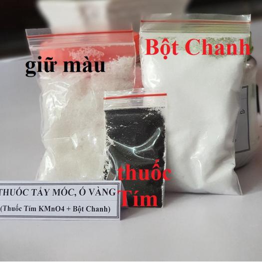 Thuốc tím và bột chanh: Bí quyết tẩy sạch và khử trùng hiệu quả