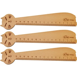 Combo 3 thước gỗ mèo 200mm