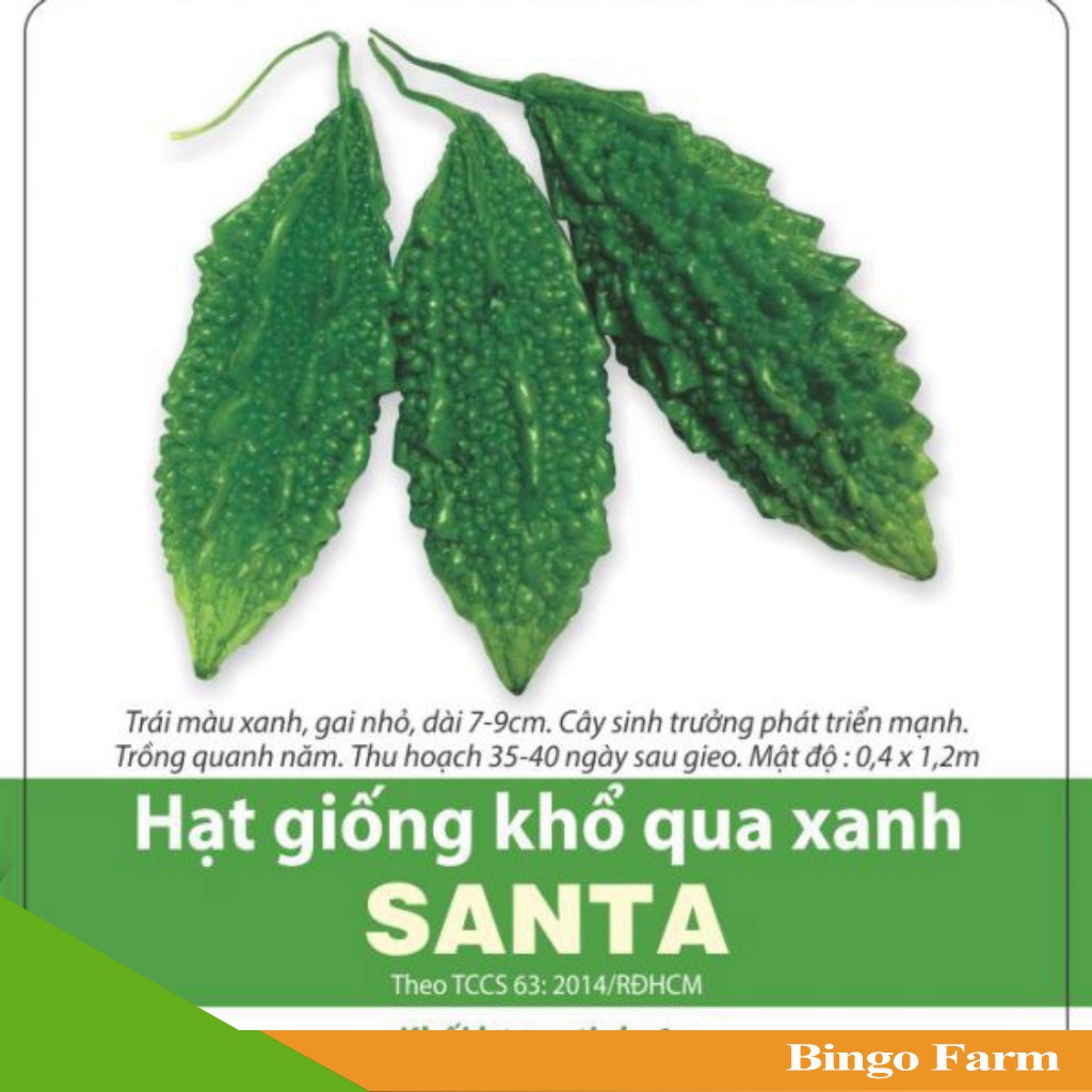 Hạt giống Khổ Qua Xanh SANTA Gói 2g | Shopee Việt Nam