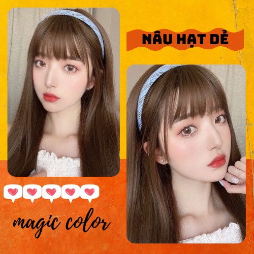 Thuốc Nhuộm Tóc Màu NÂU HẠT DẺ Không Tẩy | Colorking caitu