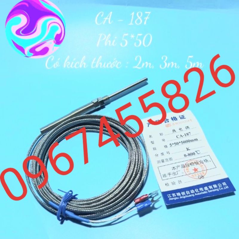 (HÀNG LOẠI 1 CHẤT LƯỢNG)ĐẦU DÒ NHIỆT ĐỘ_CAN K_DÂY CẢM BIẾN NHIỆT-Sensor ...