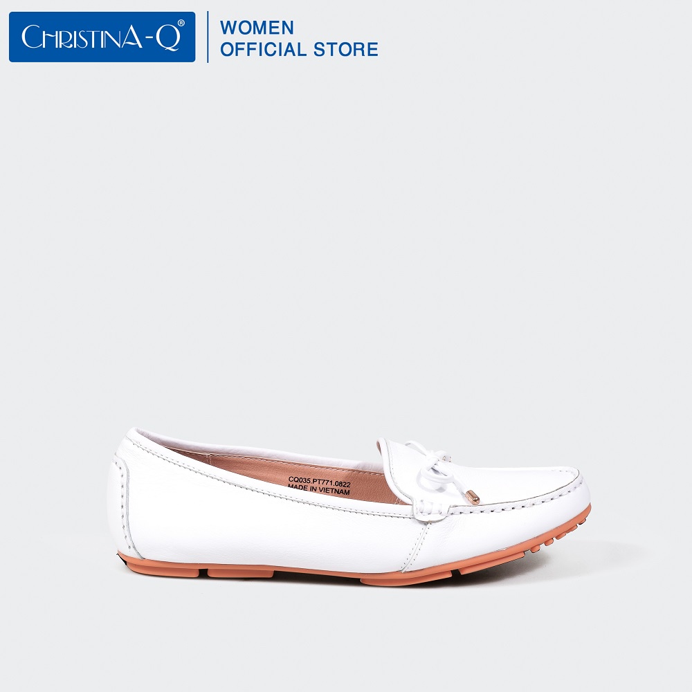 Giày lười nữ đế bệt ChristinA-Q GLM035