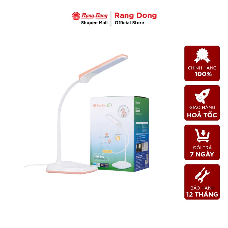 Ảnh Đèn bàn LED cảm ứng Rạng Đông - BẢO HÀNH CHÍNH HÃNG 24 THÁNG (Model: RD-RL-36.LED) 1