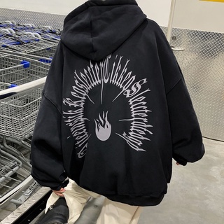 Áo hoodie có mũ trùm đầu và tay dài thời trang thu đông cá tính dành cho nam