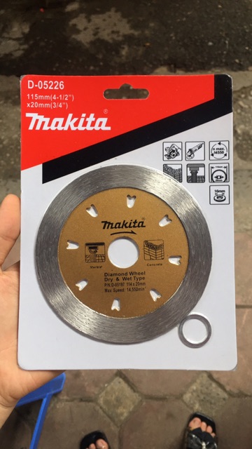 Lưỡi cắt GẠCH MAKITA không rãnh ( hàng loại 1 )