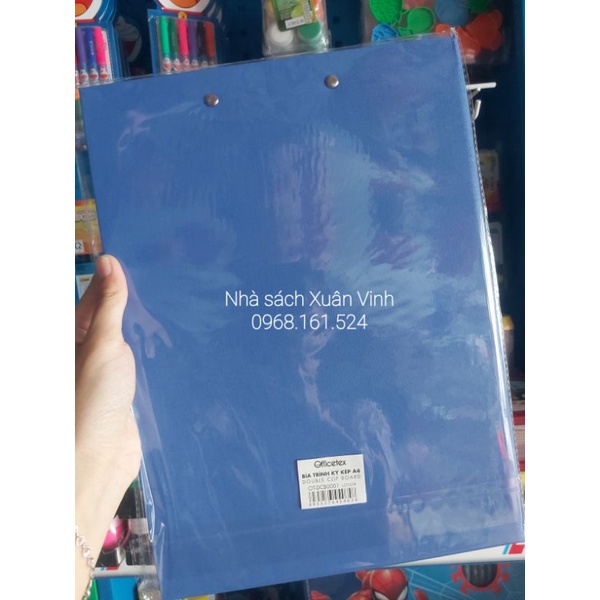 BÌA TRÌNH KÍ A4 2 MẶT SI DCB0001 - BÌA KẸP TÀI LIỆU A4 KÉP OFFICETEX | BigBuy360 - bigbuy360.vn
