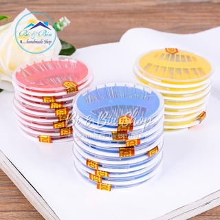 Hộp 24 Kim May Tay, Kim Khâu Gia Đình Nhiều Kích Cỡ Dễ Sử Dụng Khâu Vá, Thêu Thùa