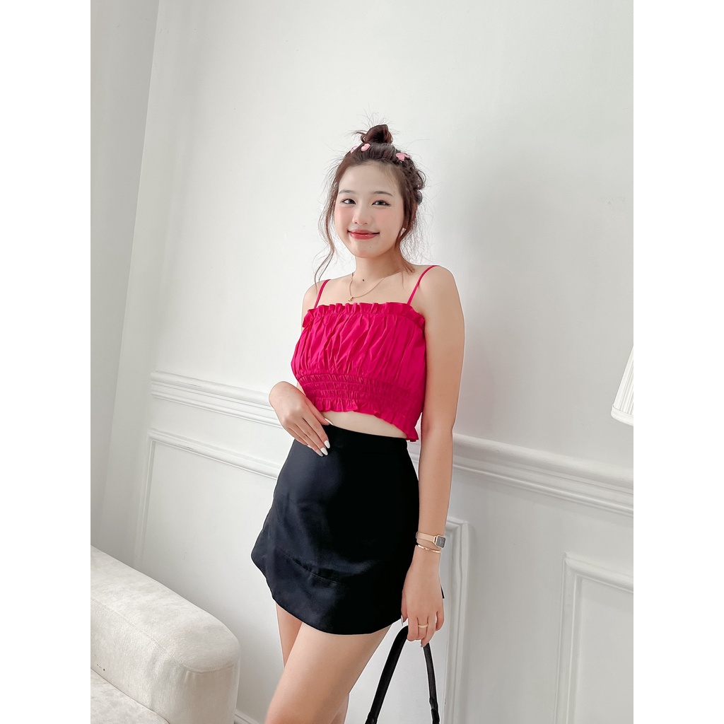 ÁO HAI DÂY CROPTOP CỘT DÂY SAU XINH XẮN - LYNN TOP