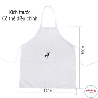 Gang tay cao su tạp dề hình hươu siêu dai