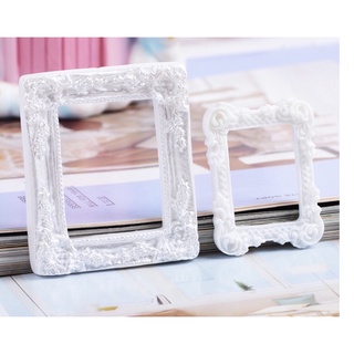 KHUNG ẢNH MINI dùng trong dollhouse, phụ kiện trang trí, khung in dấu chân tay cho bé.