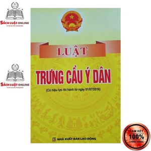 Sách - Luật trưng cầu ý dân (NXB Lao động)