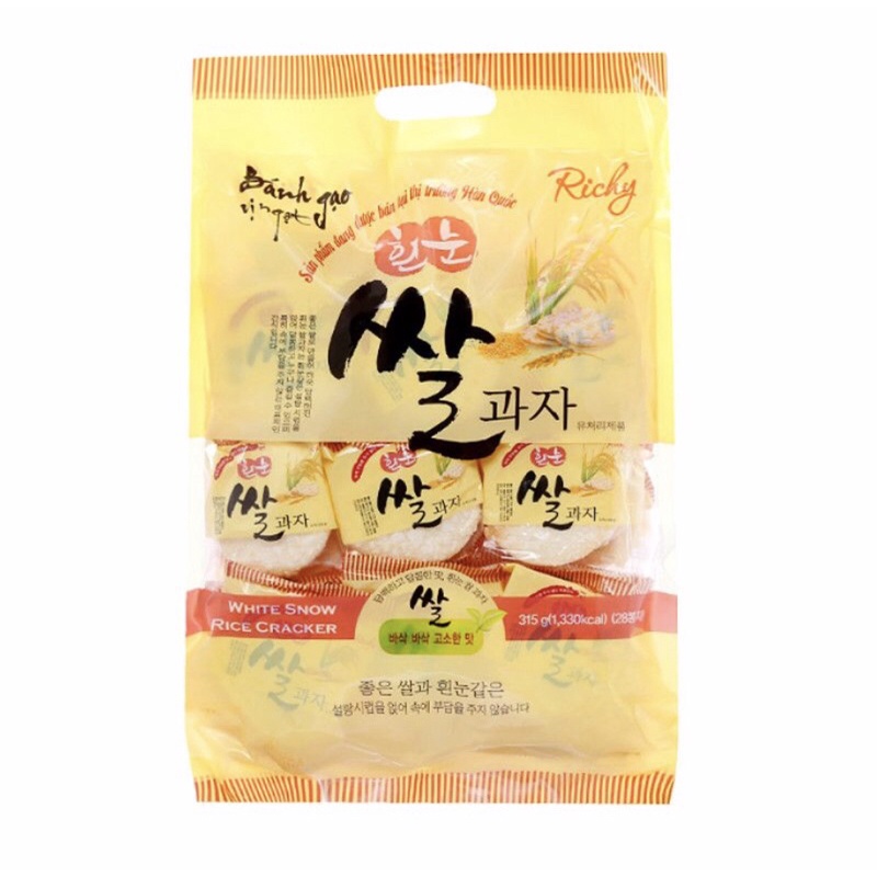 Bánh Gạo Richy Vị Ngọt Hàn Quốc 315G | Shopee Việt Nam