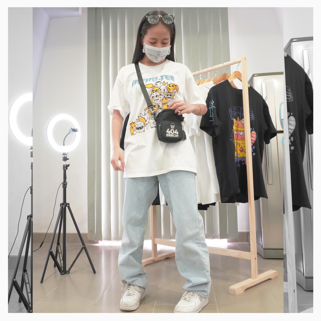 Áo thun INFINITEE Fni0363, Thun 100% Cotton - form rộng Unisex.