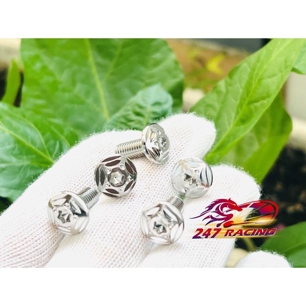 5 Ốc THÁI Salaya 6li15 inox 304 gắn Thắng Đĩa VARIO 150 , AirBlade 2020 Đúng Inox 304 Sáng bóng hàng chất lượng