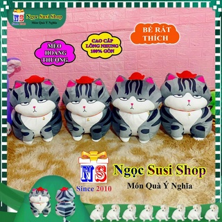 THÚ NHỒI BÔNG HÌNH CON MÈO HOÀNG THƯỢNG RẤT ĐẸP MỀM MỊN DÙNG ÔM NGỦ QUÀ TẶNG - GẤU BÔNG CON MÈO HÀNG ĐỘC