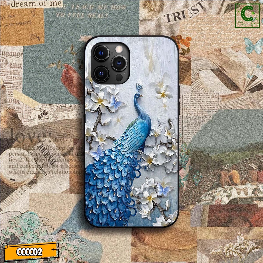 Ốp lưng iphone mặt kính cao cấp  - Công xanh quyền uy  - 6/6plus/6s/6splus/7/7plus/8/8plus/x/.....