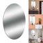Gương dán tường bình BẦU DỤC gương nhà tắm phòng khách trang trí 42x27cm - Gương Dán Tường Acrylic 3d Hình Oval