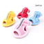 Bộ 4 chiếc giày sandal đế cao su chống trượt màu trơn cho thú cưng đi dạo