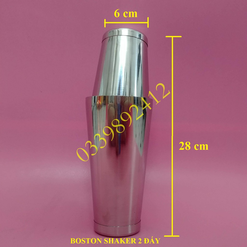 DỤNG CỤ PHA CHẾ BOSTON SHAKER 2 ĐÁY INOX | Shopee Việt Nam