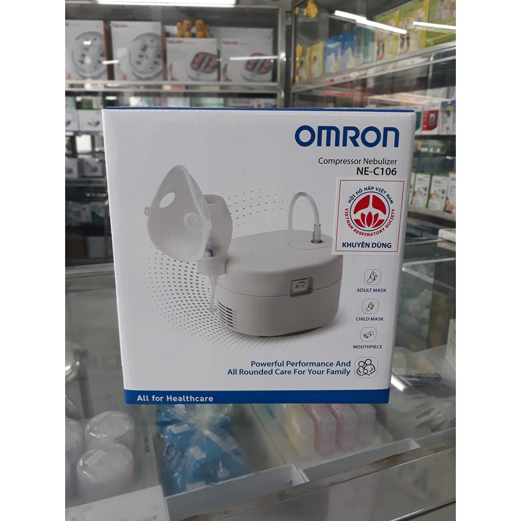 MÁY XÔNG KHÍ DUNG OMRON NE-C106 - BẢO HÀNH CHÍNH HÃNG 2 NĂM | Shopee Việt  Nam