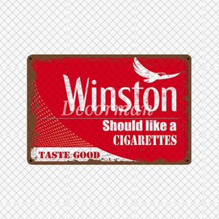 [Mike86] Thuốc Lá Kim Loại Tín Hiệu Dán Tường Mảng Bám Retro Poster Cửa Hàng Tranh Trang Trí Quán Rượu LTA-3130 20 * 30 CM