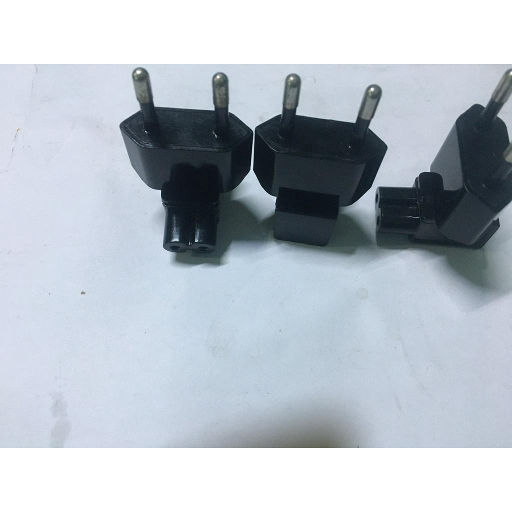 Nguồn AC Cắm IEC hình số 8 C7 ổ cắm NEMA 1-15P chân phẳng đến IEC320 C7