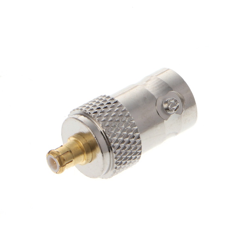 BNC Female Jack to MCX Male Plug Straight RF Coax Coaxial Connector Adapter