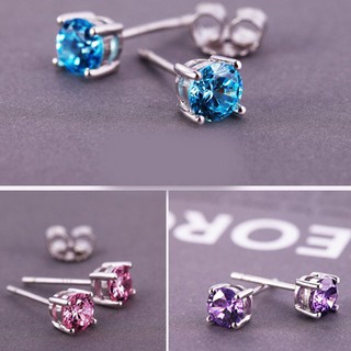 Bông tai đá nhân tạo bạc 925 BHBT91