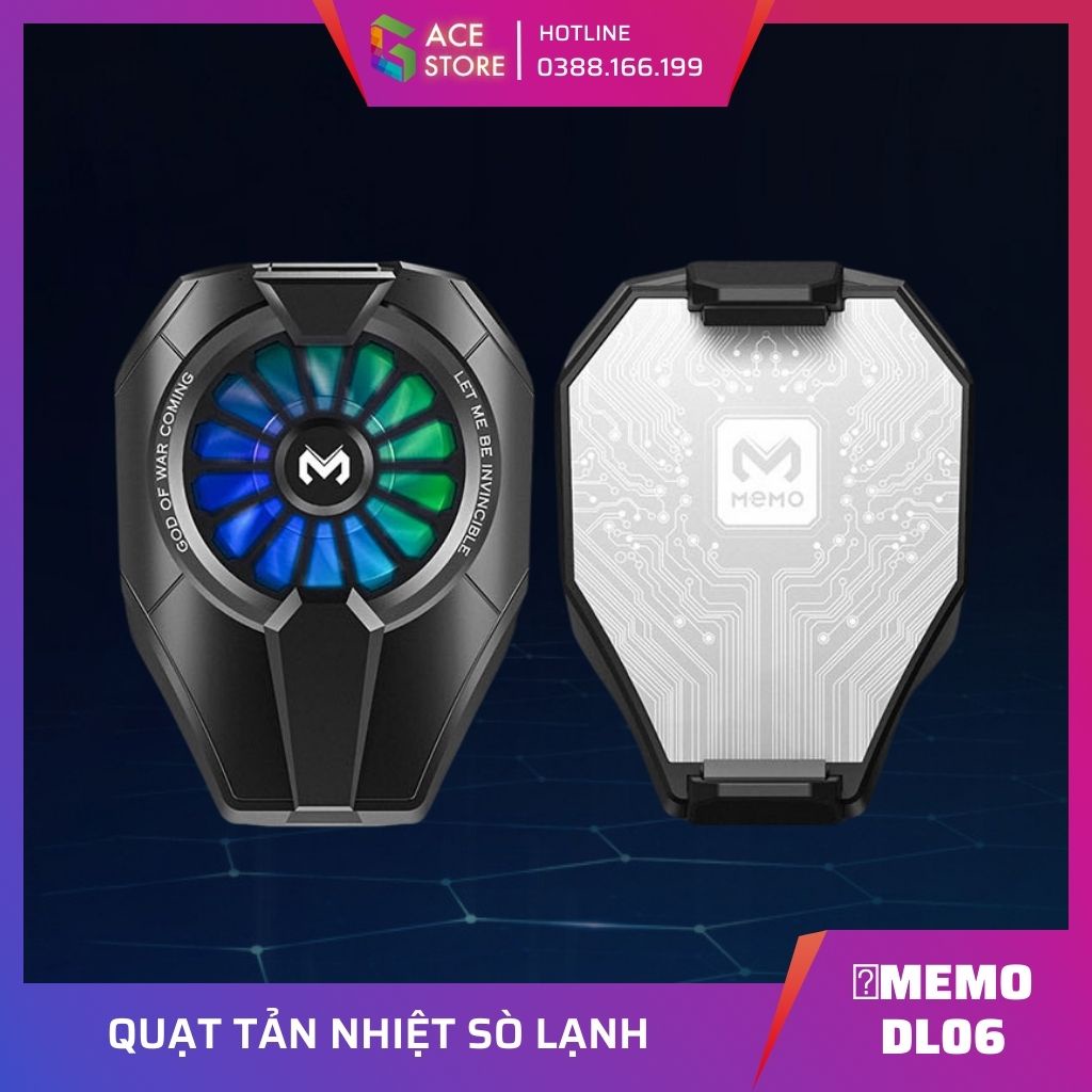 Quạt tản nhiệt điện thoại Memo DL06