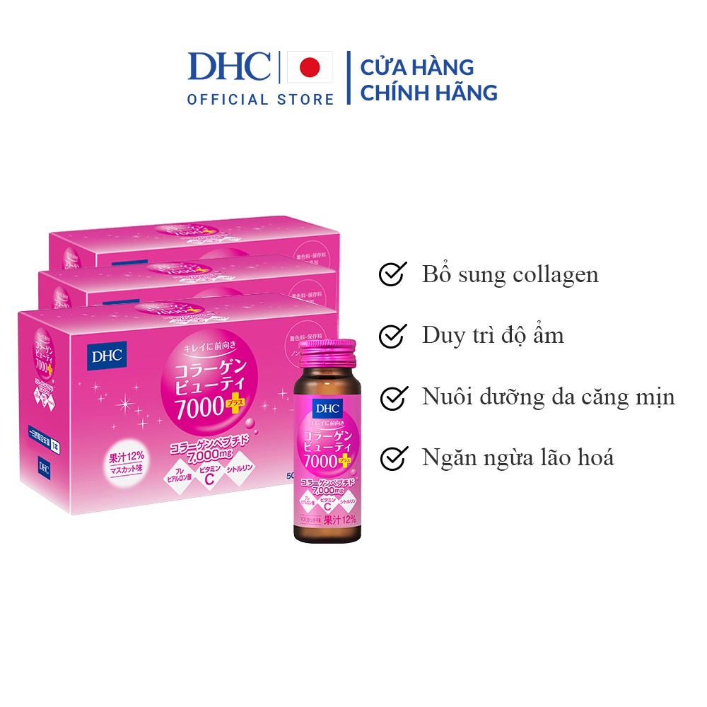 Nguyên liệu và thành phần chính trong collagen DHC dạng nước là gì?
