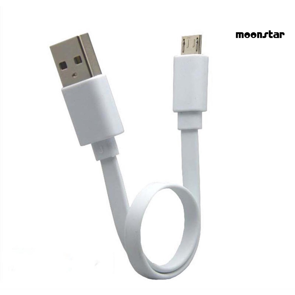 Cáp sạc MR Sạc siêu ngắn ổn định Dây sạc cáp Micro USB phẳng 20cm cho điện thoại