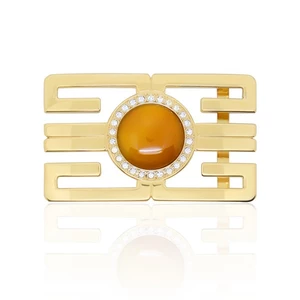 Mặt Khóa Thắt Lưng GOAT MK0043 Đá Cam