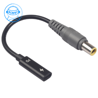 [A.C] Dây cáp sạc USB Type C Nữ PD cho Lenovo Thinkpad X61S R61 T410 T420S T400 T430 SL400 E425 Bộ sạc nguồn máy tính xách tay