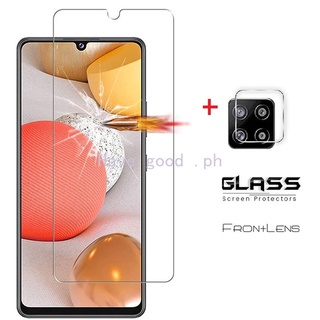 Kính Cường Lực 3 Trong 1 Bảo Vệ Màn Hình Cho Samsung Galaxy S21 S20 FE Plus 5G S10 Note 10 Lite A71 A51 A50 A42 A30 A03S
