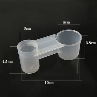 Máy tưới nước bằng nhựa thực tế Máy uống nước Cốc ăn Bát uống cho chim bồ câu Vẹt