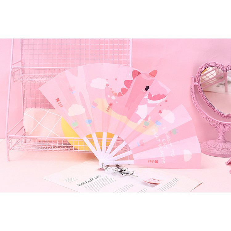 Quạt Nhựa Gấp Cầm Tay Mini - Quạt Nhựa Gấp Gọn Bỏ Túi