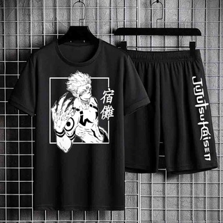 Bộ quần áo Cửu Âm Chân Kinh Kaisen Set Áo Thun và quần Anime Unisex