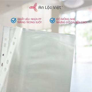 100 tờ/1 xấp Bìa lỗ - File lỗ thương hiệu NGŨ SẮC A4 loại dày 350gr ...
